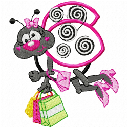 Insectes Embroidery Design 3